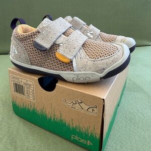 PLAE Kids Sneakers - Gray and Brown